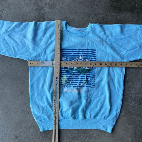 VINTAGE MANOIR RICHELIUE CANADA SWEATSHIRT SOUVENIR TOURISM FITS MENS SMALL 80S - Picture 5 of 5